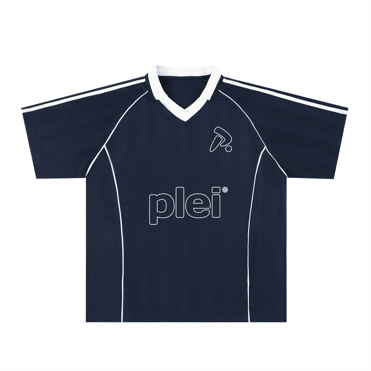Shadow Stripe Collared Soccer Jersey