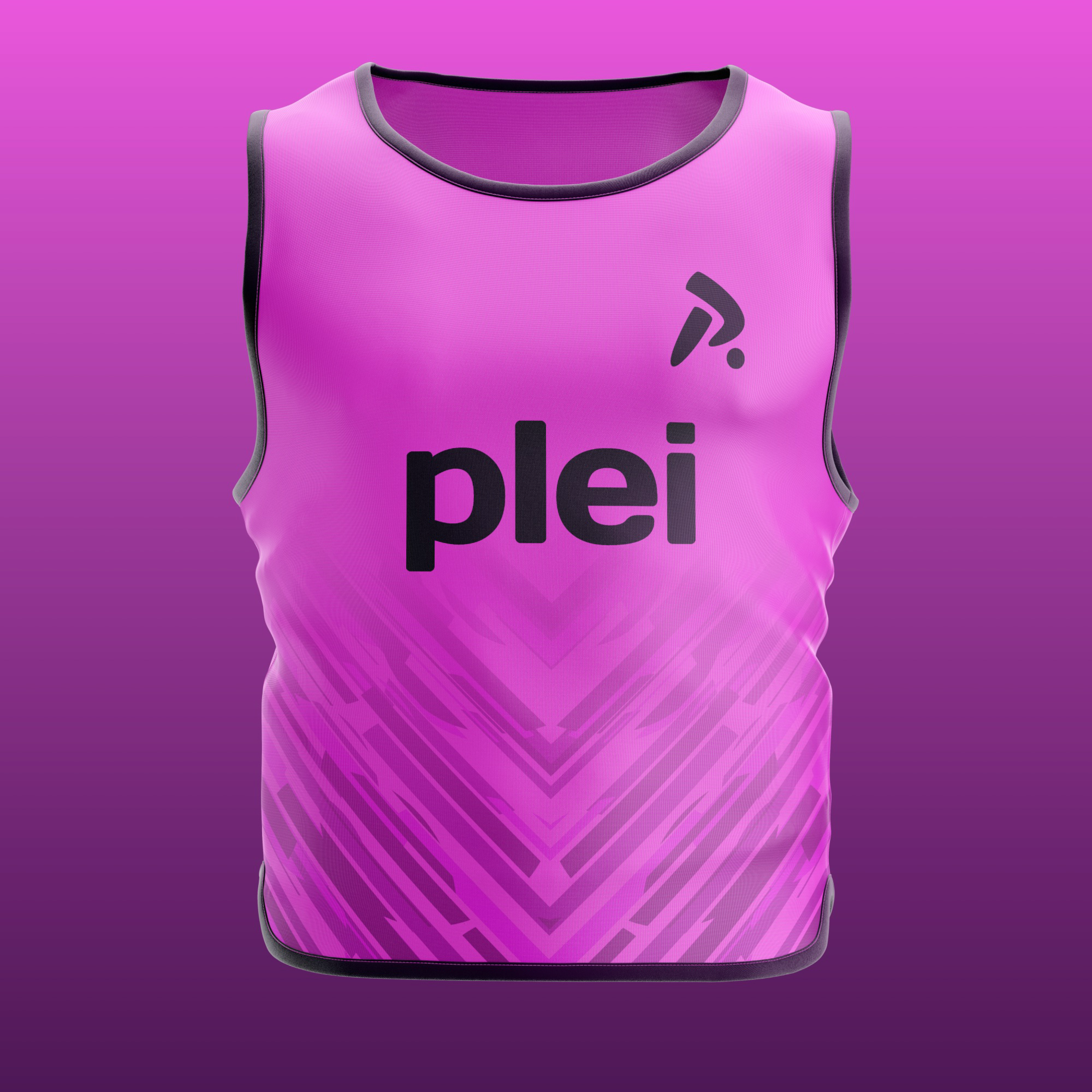 pink plei bib