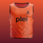orange plei bib