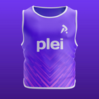 purple plei bib