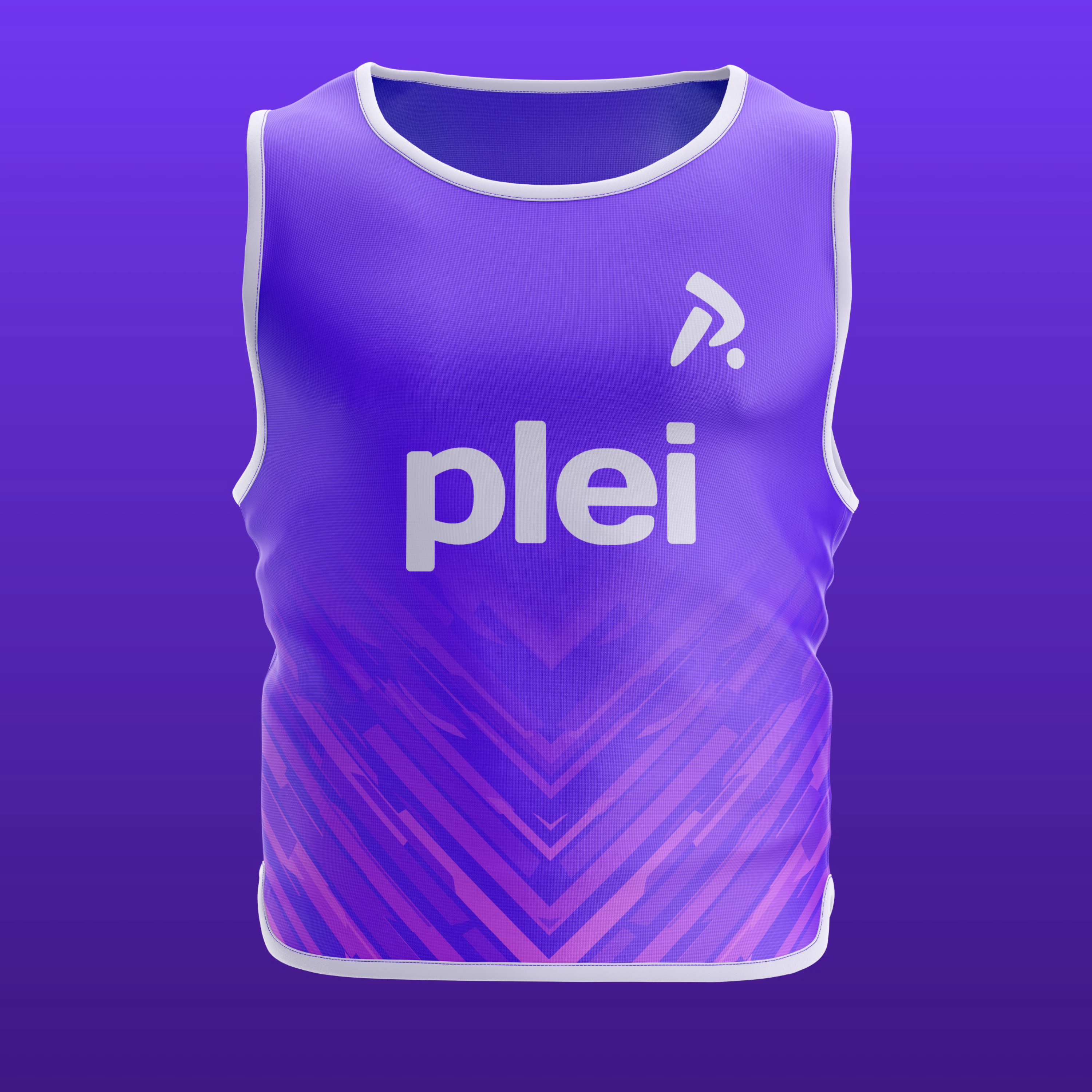 purple plei bib
