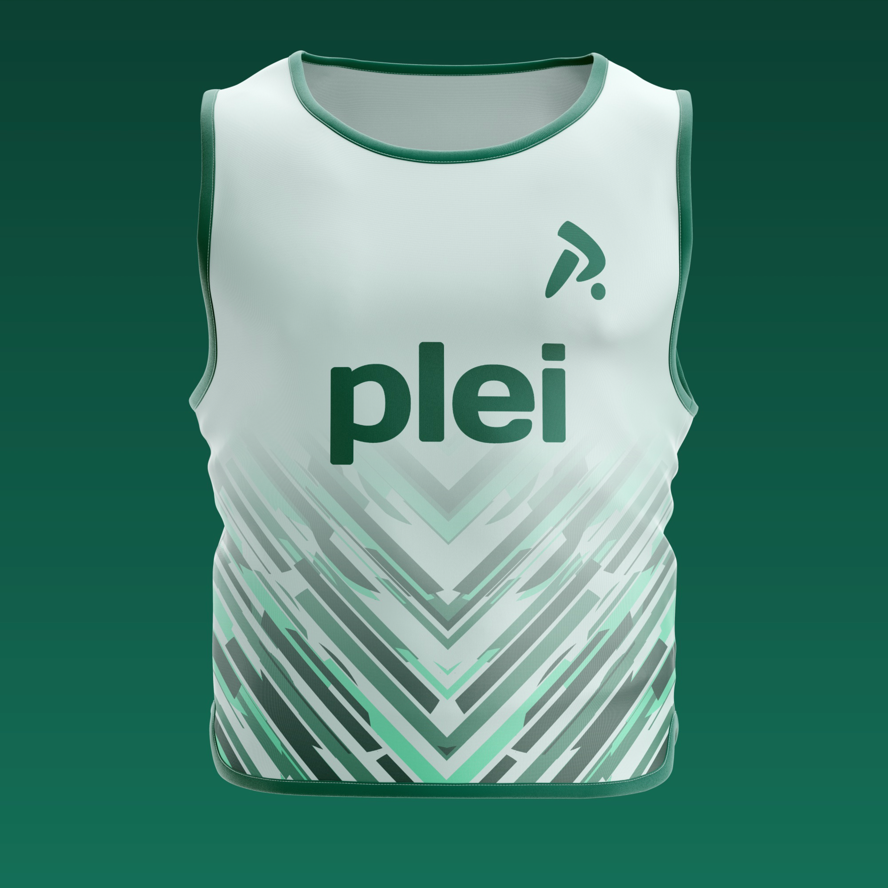 white plei bib