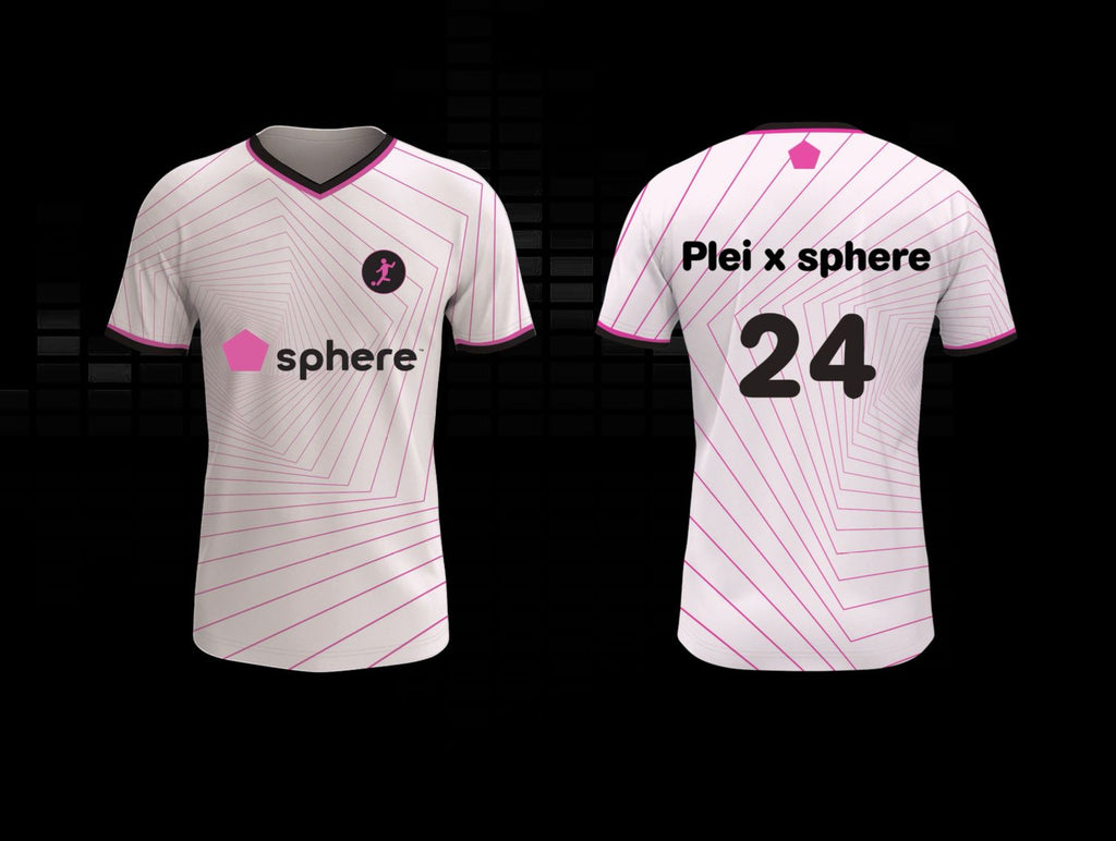plei x sphere white jersey