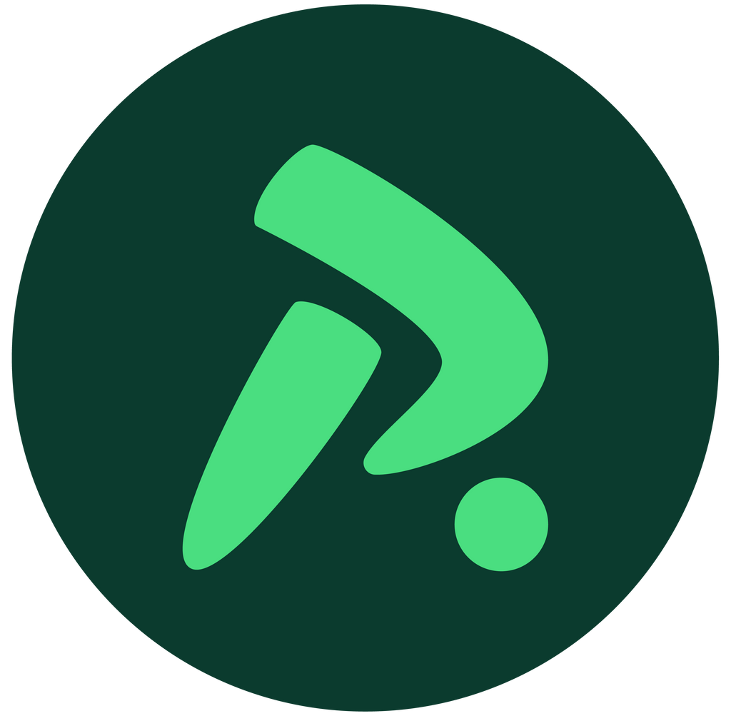 Plei App Round Logo Sticker (New Model)