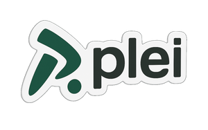 Plei Wordmark Sticker